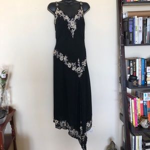🌺 Chicas Asymmetrical Floral Formal Dress